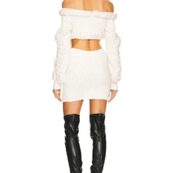 ROBE ELSIE White 7 ROBE ELSIE White -Pas Cher Tendricia Magasin NBDR WD2738 V3