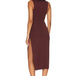 ROBE MI-LONGUE ANABELLA Chocolate Brown 9 ROBE MI-LONGUE ANABELLA Chocolate Brown -Pas Cher Tendricia Magasin NBDR WD2762 V4