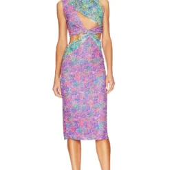 ROBE MI-LONGUE ELEA Mixed Florals