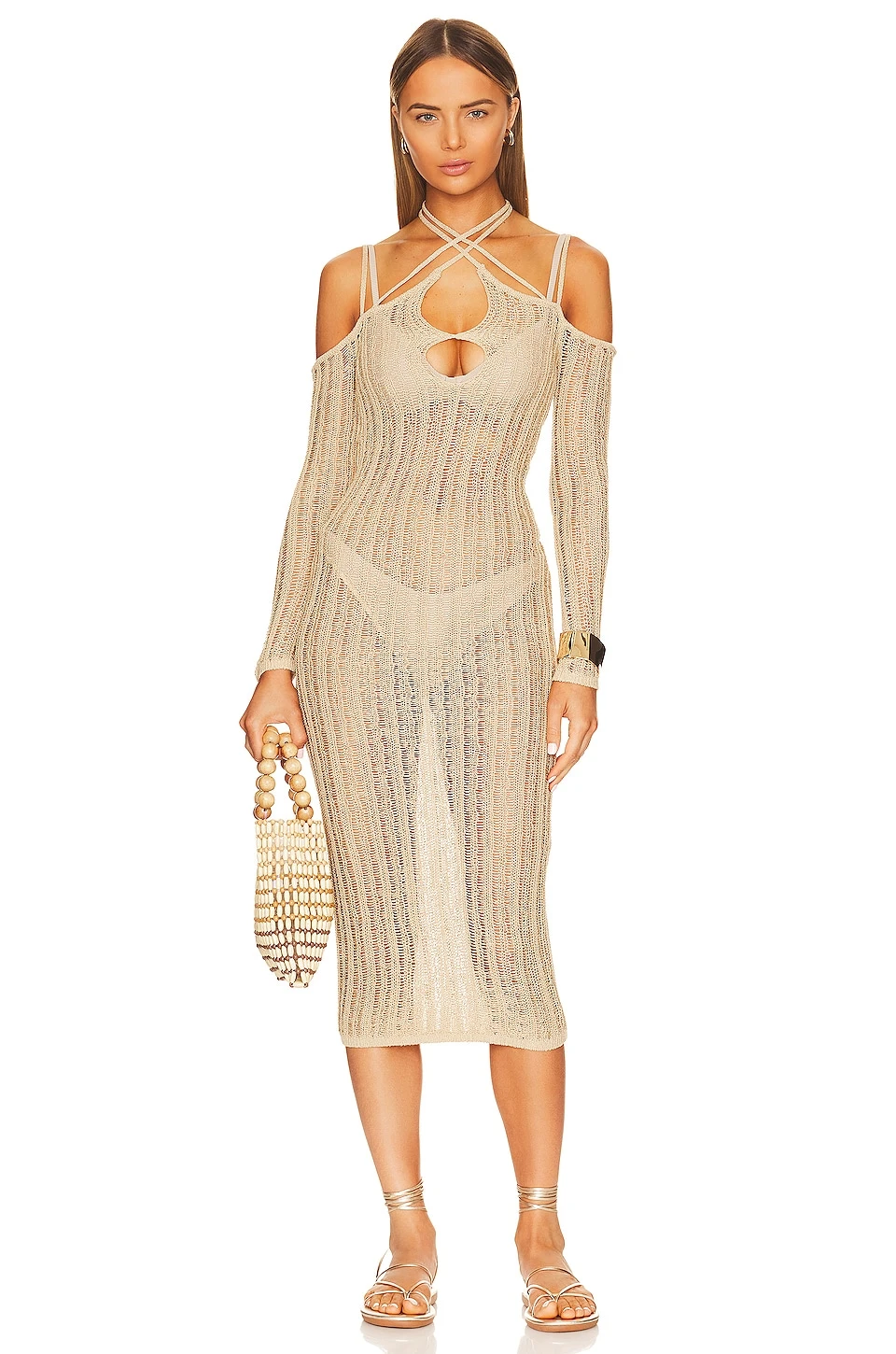 ROBE EVANGELINE Gold Sand 3 ROBE EVANGELINE Gold Sand