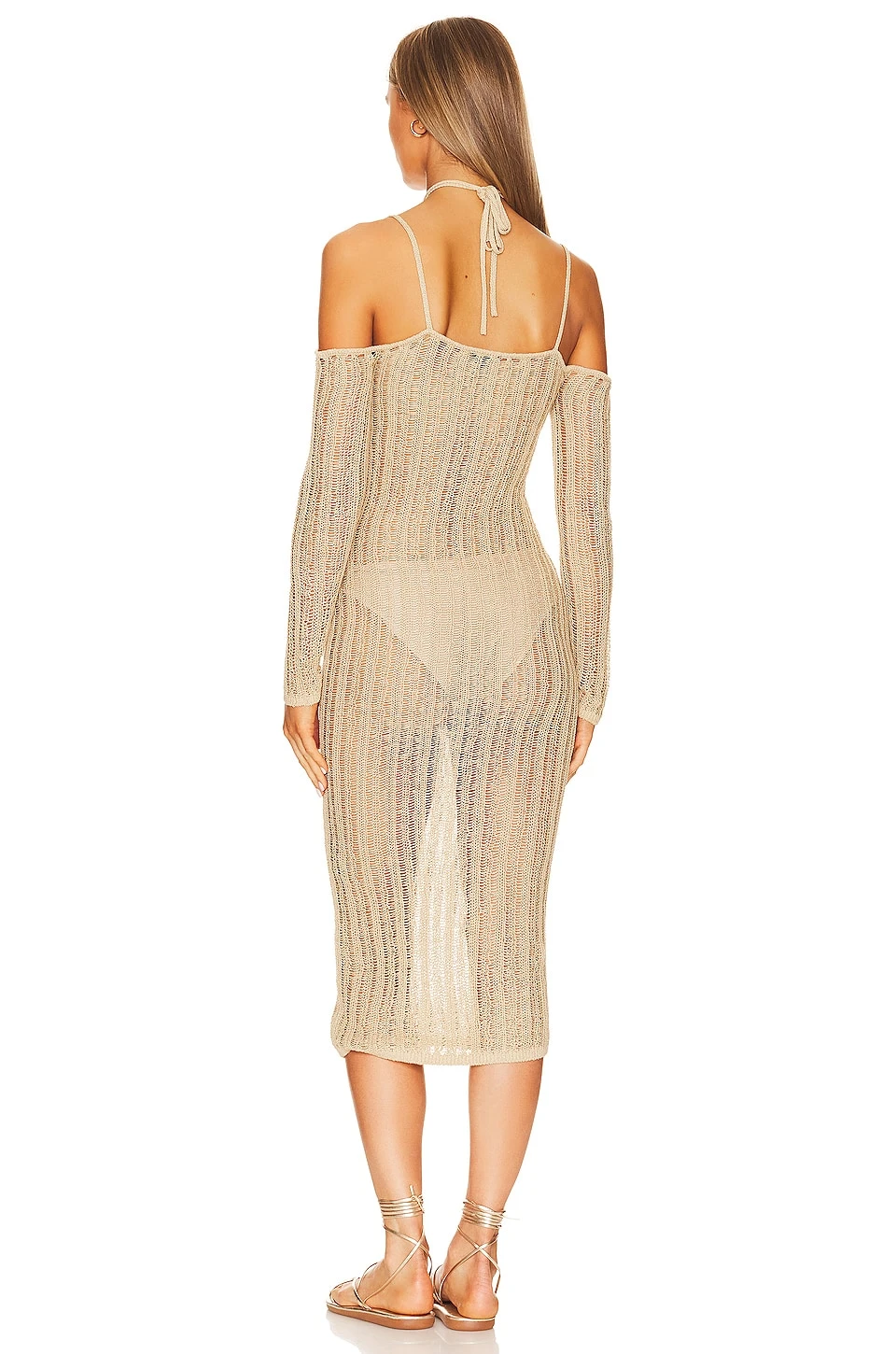 ROBE EVANGELINE Gold Sand 5 ROBE EVANGELINE Gold Sand – Image 3