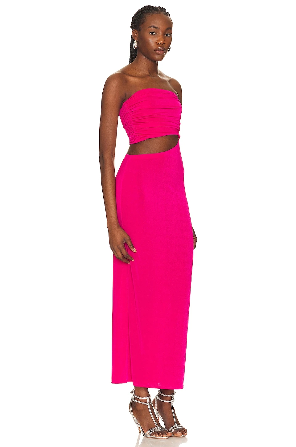 ROBE ARIELLE Fuchsia 4 ROBE ARIELLE Fuchsia – Image 2