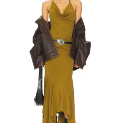ROBE GRACIE Olive Green 9 ROBE GRACIE Olive Green -Pas Cher Tendricia Magasin NBDR WD2966 V4