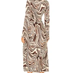 ROBE MICHELLE 70s Marble Swirl -Pas Cher Tendricia Magasin NHOX WD306 V3