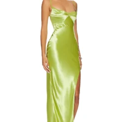 ROBE MIDI ENCOLURE DRAPÉE ARIAH Limelight -Pas Cher Tendricia Magasin NHOX WD418 V2