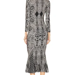 Norma Kamali ROBE Studs -Pas Cher Tendricia Magasin NKAM WD450 V3