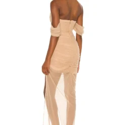 ROBE DE SOIRÉE DITA Nude -Pas Cher Tendricia Magasin NKIE WD467 V3