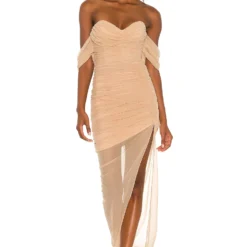 ROBE DE SOIRÉE DITA Nude -Pas Cher Tendricia Magasin NKIE WD467 V4