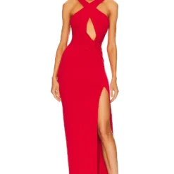 ROBE DE SOIRÉE BELISSE Red -Pas Cher Tendricia Magasin NKIE WD547 V1 2