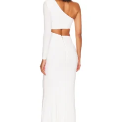 ROBE DE SOIRÉE TIA RING White -Pas Cher Tendricia Magasin NKIE WD556 V4
