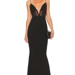 ROBE DE SOIRÉE SADE MESH Black -Pas Cher Tendricia Magasin NKIE WD563 V1 1