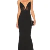 ROBE DE SOIRÉE SADE MESH Black -Pas Cher Tendricia Magasin NKIE WD563 V1