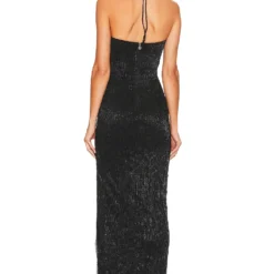 ROBE DE SOIRÉE HALLE CUT OUT Black -Pas Cher Tendricia Magasin NKIE WD567 V3