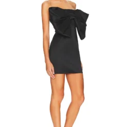 ROBE COURTE REESE BOW Black -Pas Cher Tendricia Magasin NKIE WD569 V3