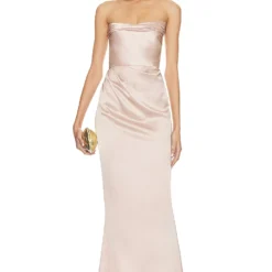 ROBE DE SOIRÉE BUSTIER EMELIE Nude 11 ROBE DE SOIRÉE BUSTIER EMELIE Nude -Pas Cher Tendricia Magasin NKIE WD621 V1 1