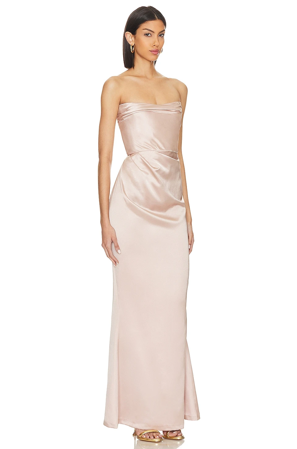 ROBE DE SOIRÉE BUSTIER EMELIE Nude 4 ROBE DE SOIRÉE BUSTIER EMELIE Nude – Image 2