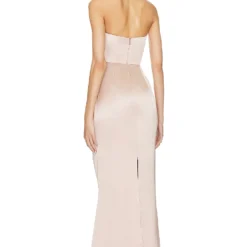 ROBE DE SOIRÉE BUSTIER EMELIE Nude 9 ROBE DE SOIRÉE BUSTIER EMELIE Nude -Pas Cher Tendricia Magasin NKIE WD621 V3