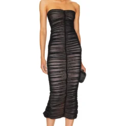 ROBE MI-LONGUE ZEN Black