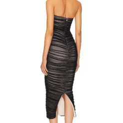 ROBE MI-LONGUE ZEN Black -Pas Cher Tendricia Magasin NKIE WD626 V3