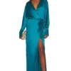 ROBE MAXI DALLAS Teal -Pas Cher Tendricia Magasin NOCH WD36 V1