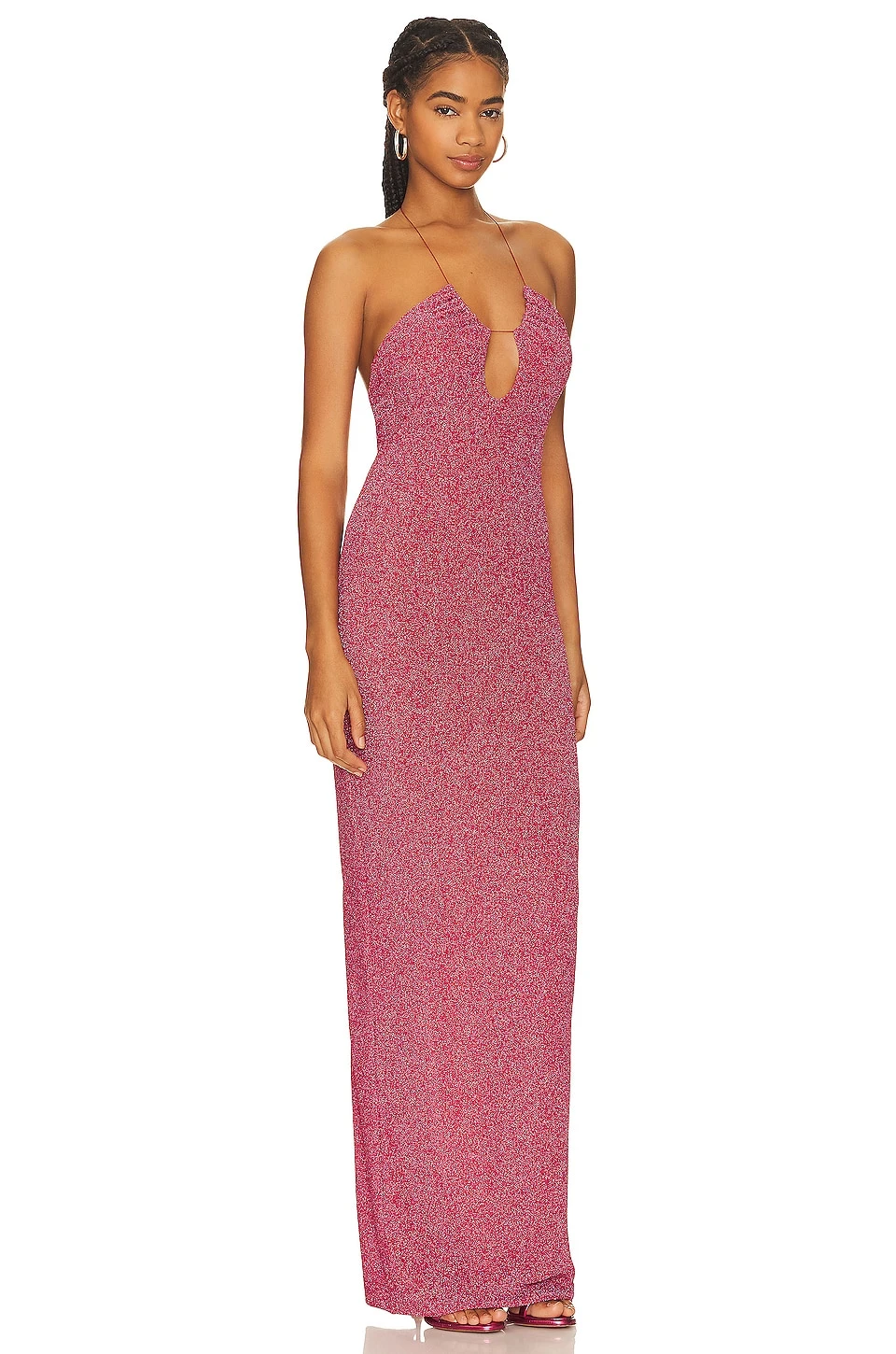 ROBE DE SOIRÉE YOLANDA Raspberry 4 ROBE DE SOIRÉE YOLANDA Raspberry – Image 2