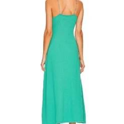 Olivia Rubin ROBE MAXI SLOANE Green -Pas Cher Tendricia Magasin OLRB WD35 V3