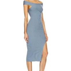 ROBE MI-LONGUE BELLA Dusty Blue 6 ROBE MI-LONGUE BELLA Dusty Blue -Pas Cher Tendricia Magasin ONEG WD37 V2
