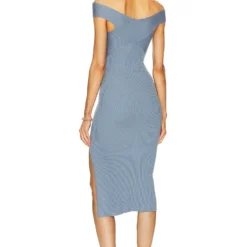 ROBE MI-LONGUE BELLA Dusty Blue 7 ROBE MI-LONGUE BELLA Dusty Blue -Pas Cher Tendricia Magasin ONEG WD37 V3