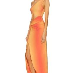 OW Collection ROBE ISABEL Gradient Print -Pas Cher Tendricia Magasin OWIR WD55 V3