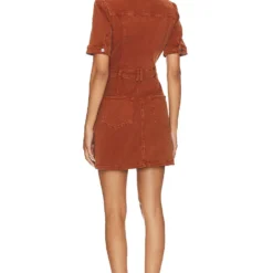 Paige ROBE EN JEAN MAYSLIE Burnt Terracotta 7 Paige ROBE EN JEAN MAYSLIE Burnt Terracotta -Pas Cher Tendricia Magasin PAIG WD129 V3