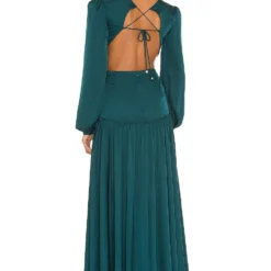 ROBE DE SOIRÉE PLUNGE Prussian Green 7 ROBE DE SOIRÉE PLUNGE Prussian Green -Pas Cher Tendricia Magasin PBTO WD90 V3