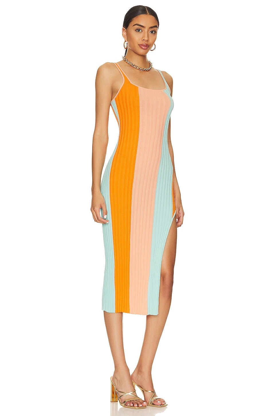 ROBE COMBINETTE FENDUE PIPER Omni 4 ROBE COMBINETTE FENDUE PIPER Omni – Image 2