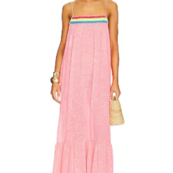 ROBE TRESSÉE AU DOS Hot Pink -Pas Cher Tendricia Magasin PITR WD98 V1 1