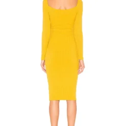 ROBE MI-LONGUE HUNTER Marigold Yellow -Pas Cher Tendricia Magasin PRIP WD656 V3