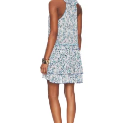 ROBE COURTE MAE Blue Cactus 7 ROBE COURTE MAE Blue Cactus -Pas Cher Tendricia Magasin PSTB WD218 V3