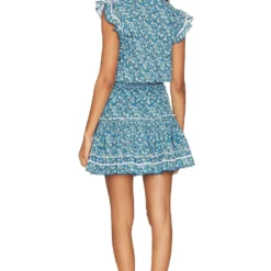 ROBE COURTE ANAIS BLUE PAQUERETTE -Pas Cher Tendricia Magasin PSTB WD234 V3