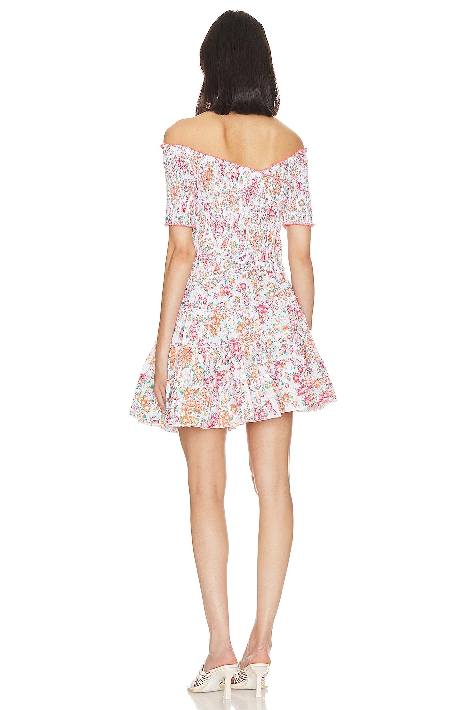 ROBE COURTE SOLEDAD PINK AQUARELLE 5 ROBE COURTE SOLEDAD PINK AQUARELLE – Image 3