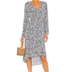 RAILS ROBE JADE Navy Camellia