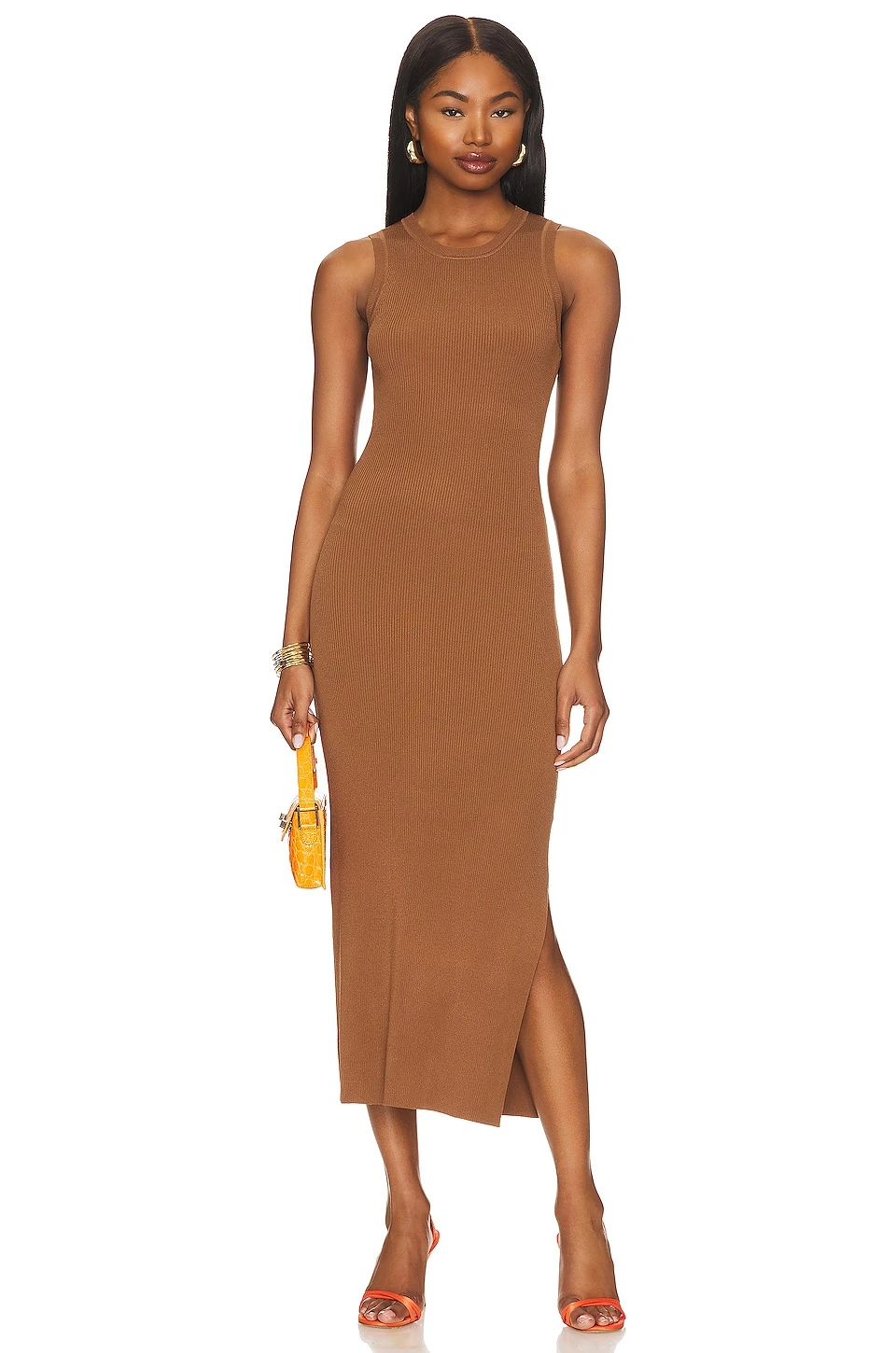 RAILS ROBE SYD KNIT MIDI Toffee 3 RAILS ROBE SYD KNIT MIDI Toffee