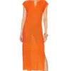 RAILS ROBE MI-LONGUE ASHLEY Arancione -Pas Cher Tendricia Magasin RAIL WD303 V1