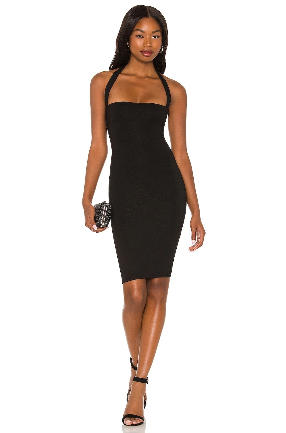 ROBE HALTERNECK Black 3 ROBE HALTERNECK Black