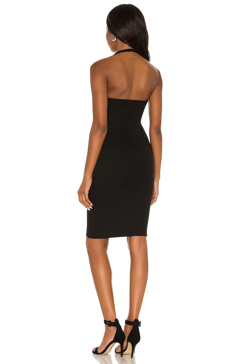 ROBE HALTERNECK Black 5 ROBE HALTERNECK Black – Image 3