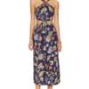 ROBE MI-LONGUE ALLUNDRA Dockside Floral -Pas Cher Tendricia Magasin RFOR WD18 V1
