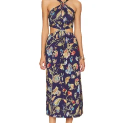 ROBE MI-LONGUE ALLUNDRA Dockside Floral