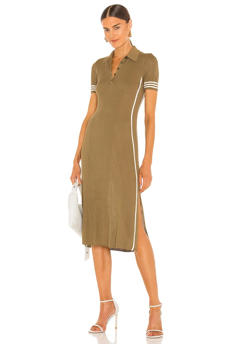 Rag & Bone ROBE PEYTON Deep Olive 3 Rag & Bone ROBE PEYTON Deep Olive