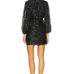 ROBE PIA Black Metallic -Pas Cher Tendricia Magasin RHOR WD120 V3