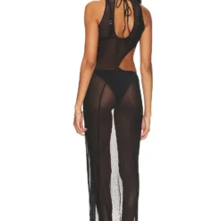 ROBE MI-LONGUE ALAIA Black -Pas Cher Tendricia Magasin RIOR WD1 V4