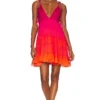 ROBE SHORT Orange & Pink 1 ROBE SHORT Orange & Pink -Pas Cher Tendricia Magasin ROCS WD224 V1