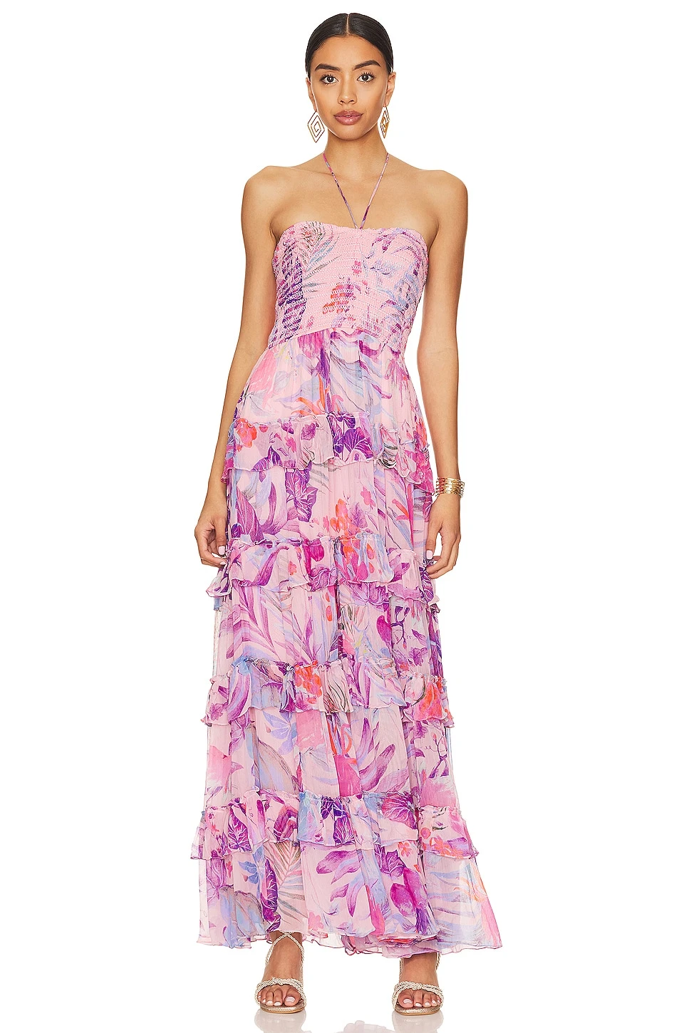 ROBE LONGUE DOS NAGEUR ZAZU Multi 3 ROBE LONGUE DOS NAGEUR ZAZU Multi