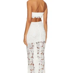 ROBE MAXI White -Pas Cher Tendricia Magasin ROCS WD284 V3
